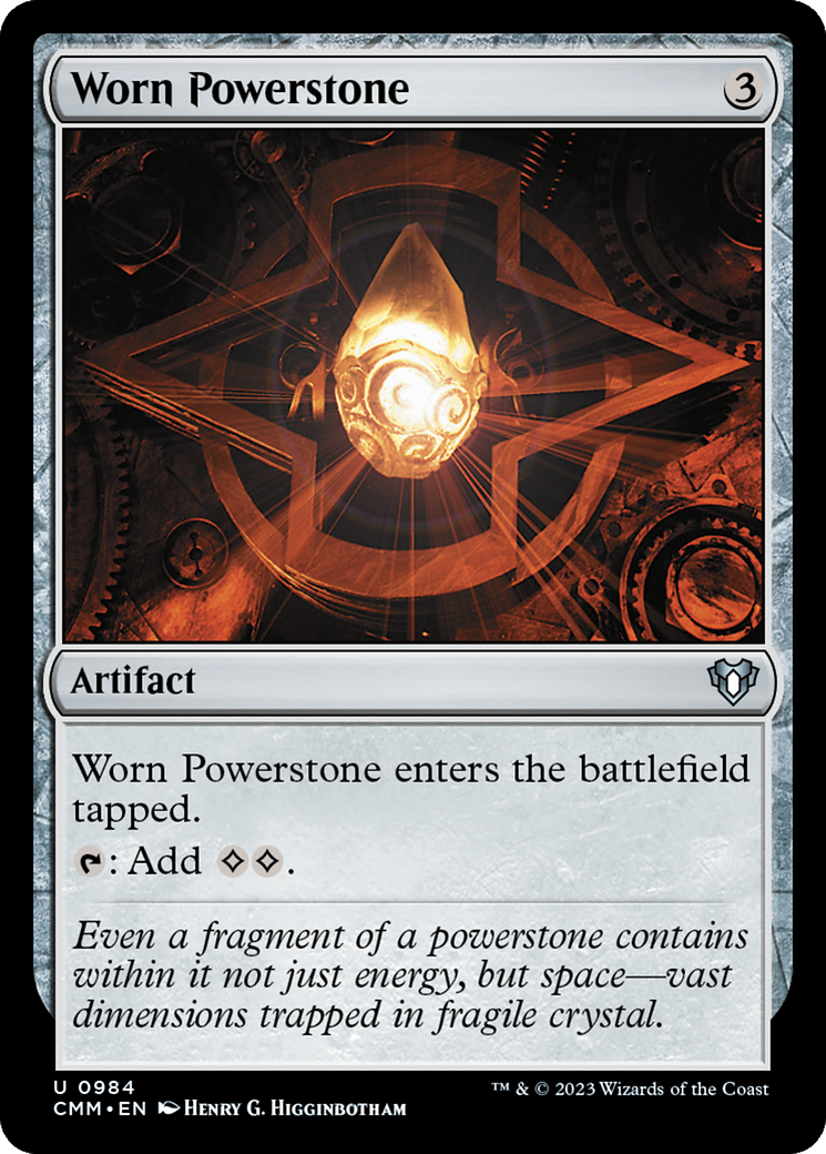 Worn Powerstone (CMM-984)  - Commander Masters