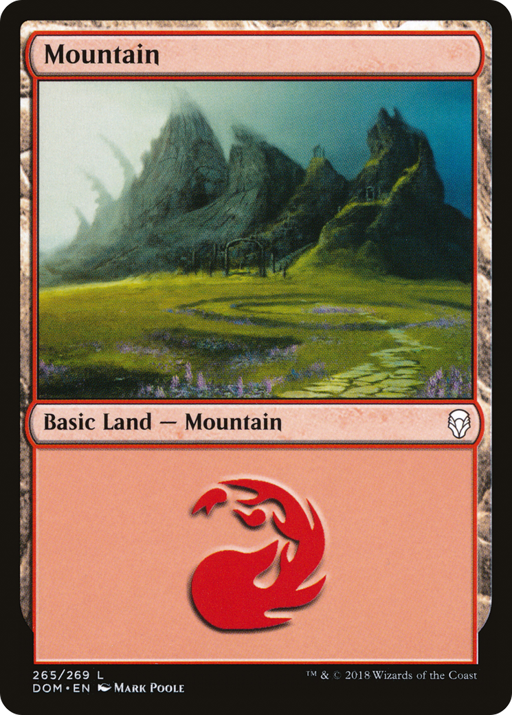 Mountain (265) (DOM-265)  - Dominaria