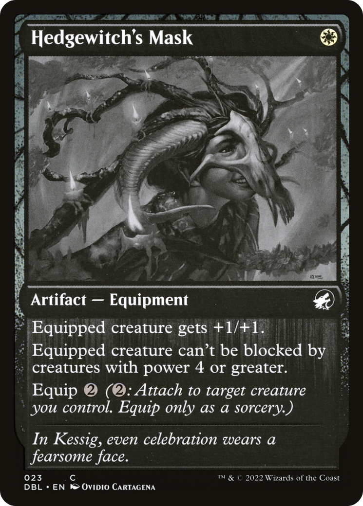 Hedgewitch's Mask (DBL-023)  Foil - Innistrad: Double Feature