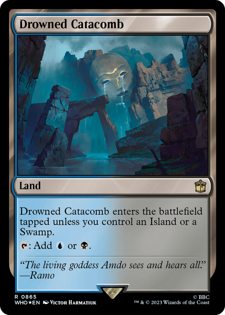 Drowned Catacomb (Surge Foil) (WHO-865)  Foil - Doctor Who