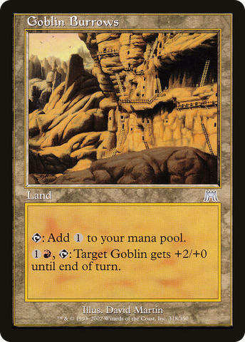 Goblin Burrows (ONS-318) - Onslaught Foil