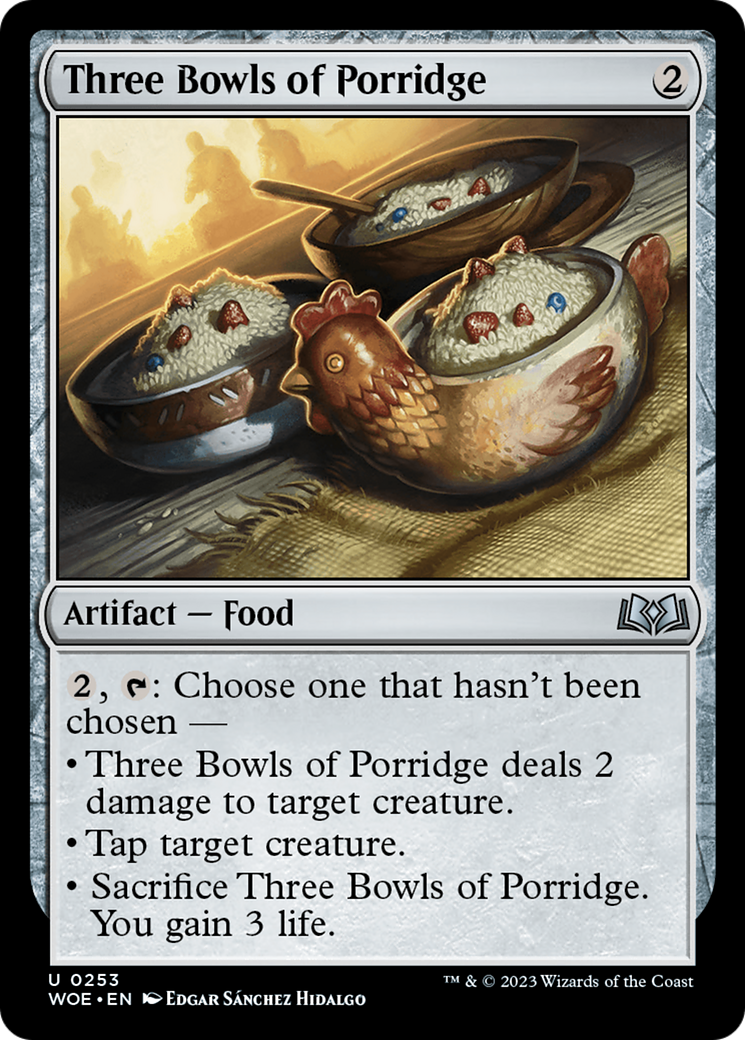 Three Bowls of Porridge (WOE-253) - Wilds of Eldraine