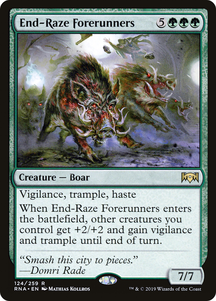 End-Raze Forerunners (RNA-124)  Foil - Ravnica Allegiance