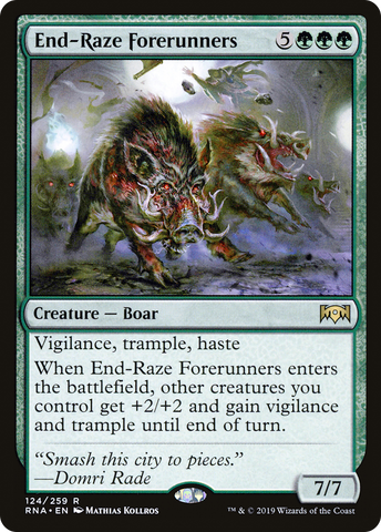 End-Raze Forerunners (RNA-124)  Foil - Ravnica Allegiance