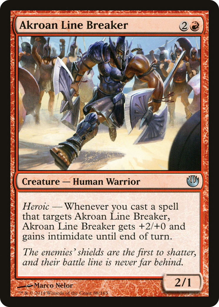 Akroan Line Breaker (JOU-088)  Foil - Journey into Nyx