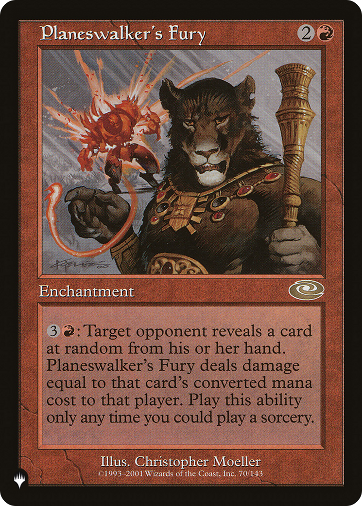 Planeswalker's Fury (LIST-PLS-70)  - The List