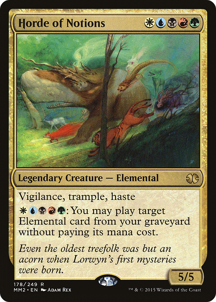 Horde of Notions (MM2-178)  Foil - Modern Masters 2015