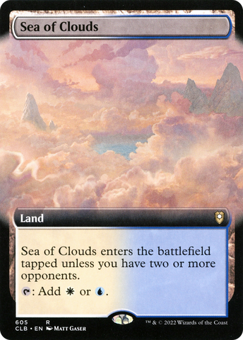 Sea of Clouds (Extended Art) (CLB-605)  - Commander Legends: Battle for Baldur's Gate: (Extended Art)