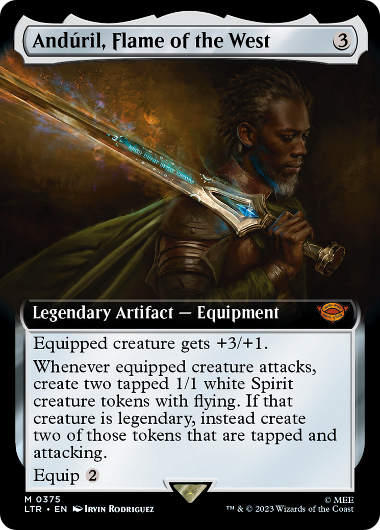 Anduril, Flame of the West (Extended Art) (LTR-375)  - The Lord of the Rings: Tales of Middle-earth: (Extended Art)