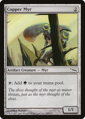 Copper Myr (MRD-158)  Foil - Mirrodin