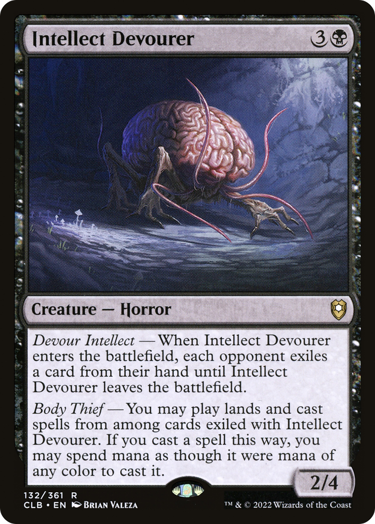 Intellect Devourer (CLB-132)  Foil - Commander Legends: Battle for Baldur's Gate