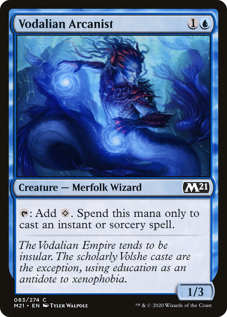 Vodalian Arcanist (M21-083)  - Core Set 2021