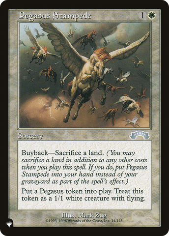 Pegasus Stampede (LIST-EXO-14)  - The List