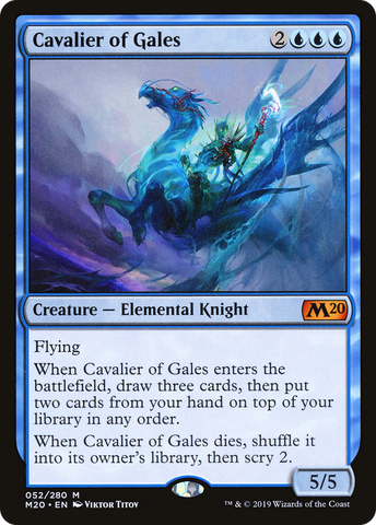 Cavalier of Gales (M20-052)  Foil - Core Set 2020