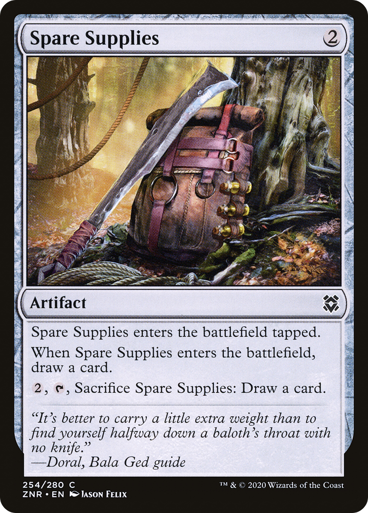 Spare Supplies (ZNR-254)  Foil - Zendikar Rising