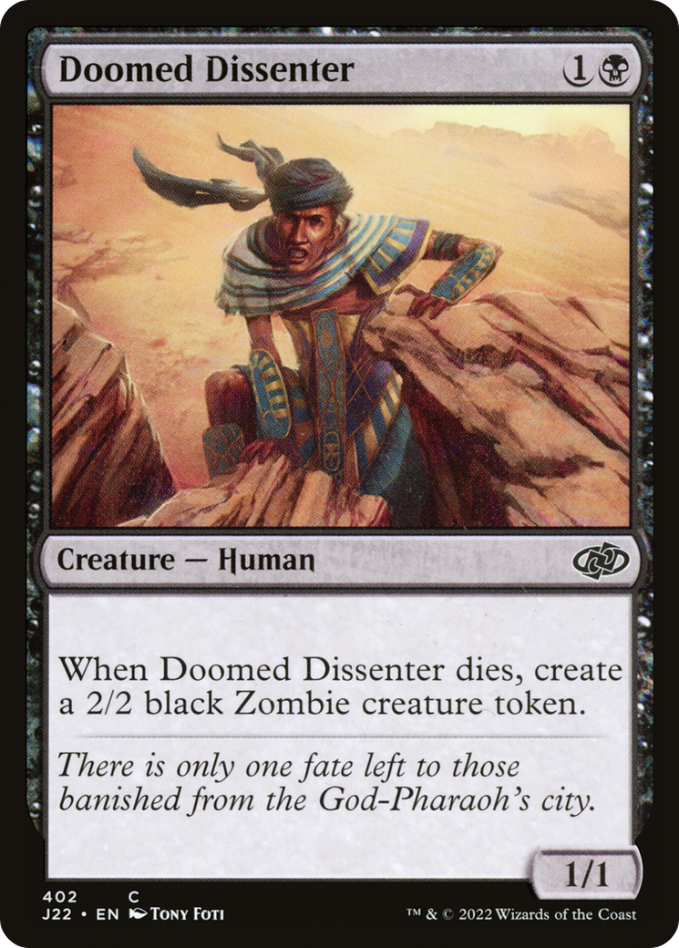 Doomed Dissenter (J22-402)  - Jumpstart 2022