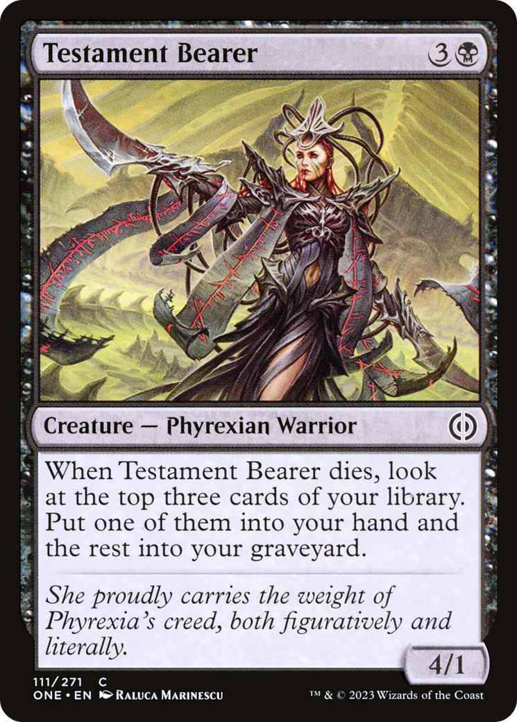 Testament Bearer (ONE-111)  - Phyrexia: All Will Be One