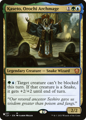 Kaseto, Orochi Archmage (LIST-C21-221)  - The List