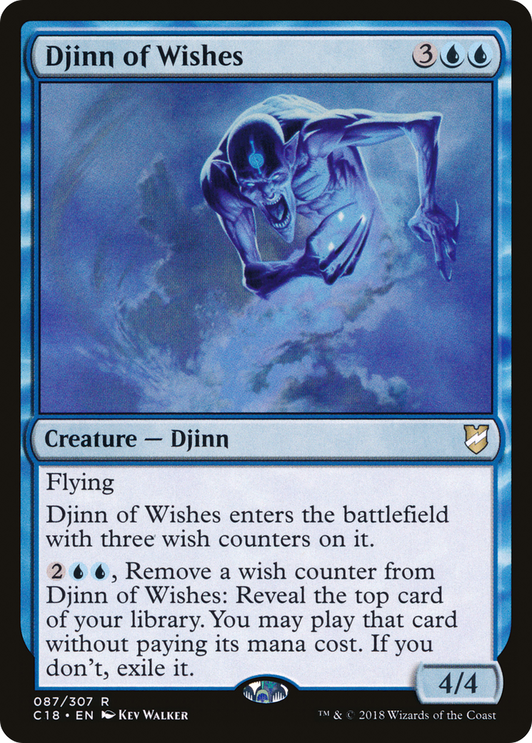 Djinn of Wishes (C18-087)  - Commander 2018