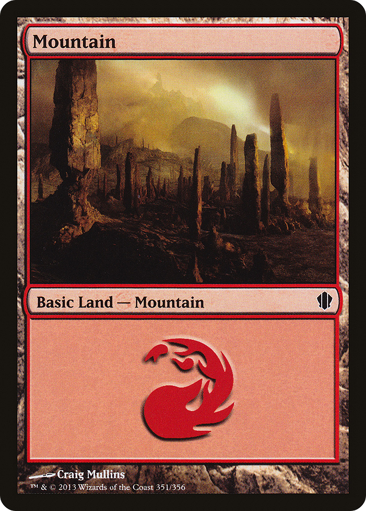 Mountain (351) (C13-351)  - Commander 2013