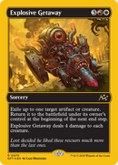 Explosive Getaway (First-Place Foil) (DFT-479)  Foil - Aetherdrift