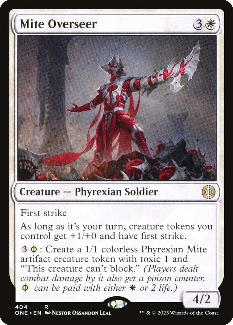 Mite Overseer (ONE-404)  Foil - Phyrexia: All Will Be One