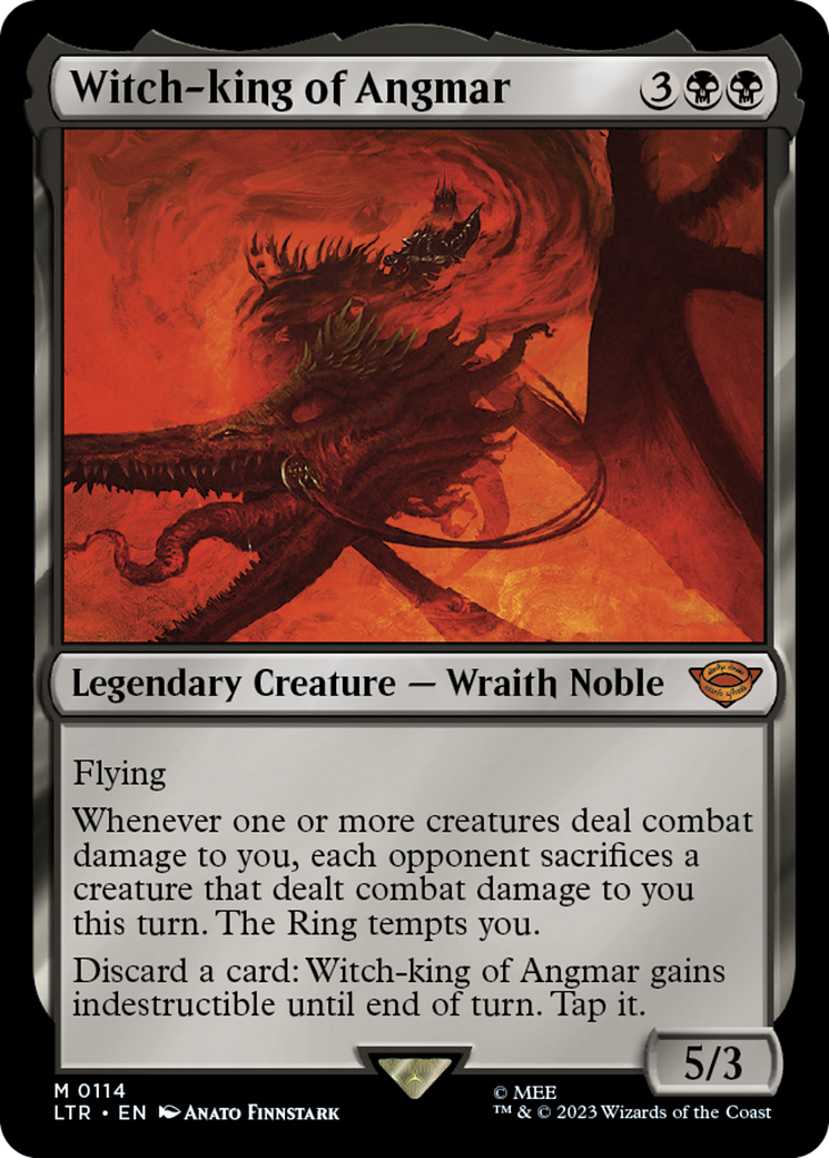 Witch-king of Angmar (LTR-114)  Foil - The Lord of the Rings: Tales of Middle-earth