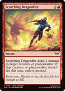 Scorching Dragonfire (DSK-156) - Duskmourn: House of Horror Foil