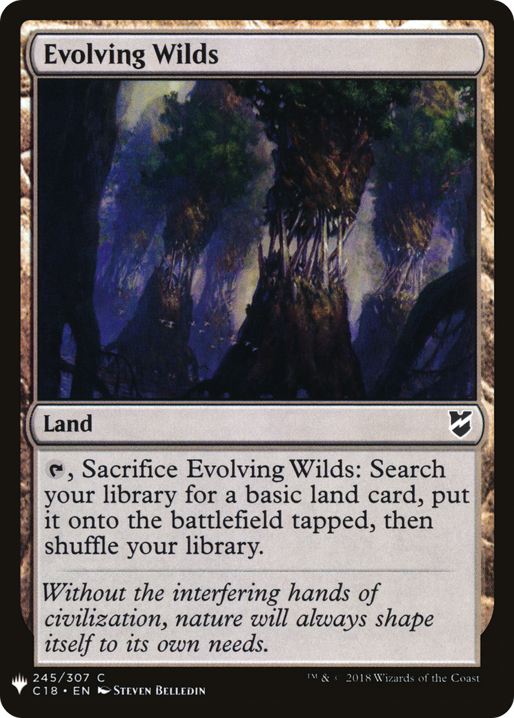 Evolving Wilds (C18) (LIST-245)  - The List