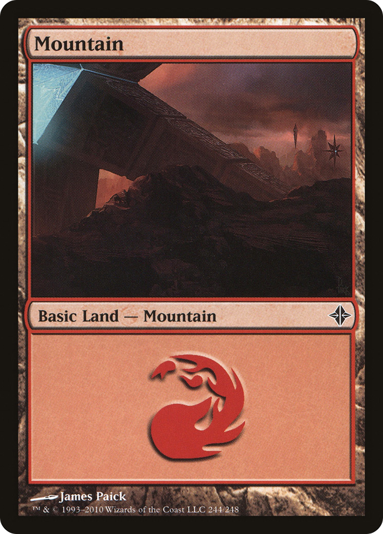 Mountain (244) (ROE-244)  - Rise of the Eldrazi