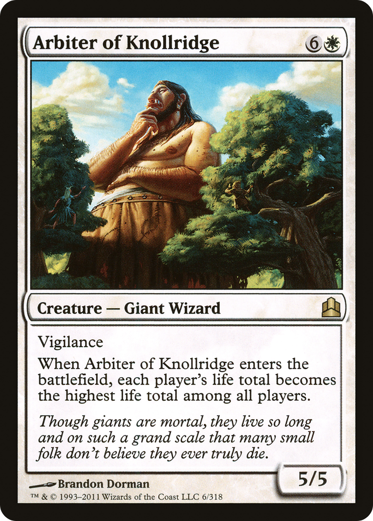 Arbiter of Knollridge (CMD-006)  - Commander 2011