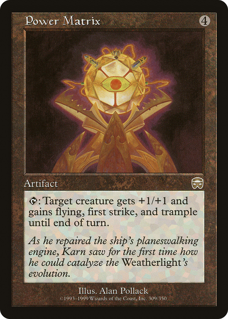 Power Matrix (MMQ-309)  Foil - Mercadian Masques