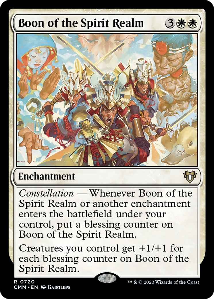 Boon of the Spirit Realm (CMM-720)  - Commander Masters