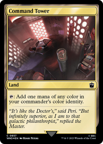 Command Tower (0857) (Surge Foil) (WHO-857)  Foil - Doctor Who