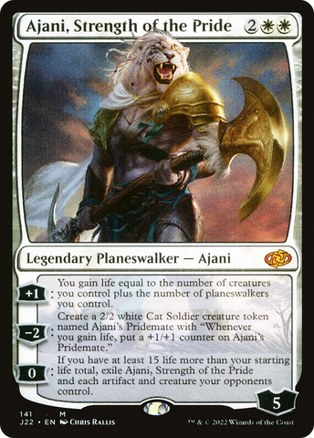 Ajani, Strength of the Pride (J22-141)  - Jumpstart 2022