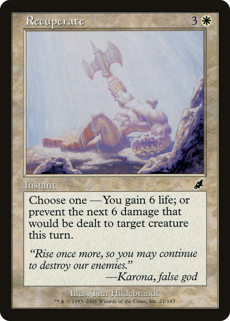 Recuperate (SCG-021)  - Scourge