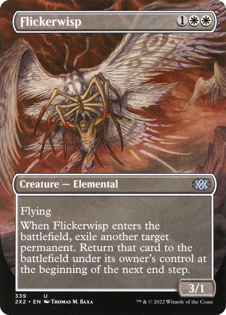 Flickerwisp (Borderless) (2X2-339)  Foil - Double Masters 2022