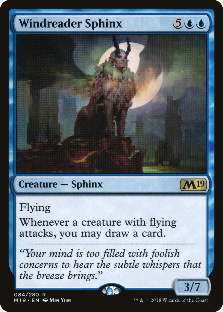 Windreader Sphinx (M19-084)  Foil - Core Set 2019