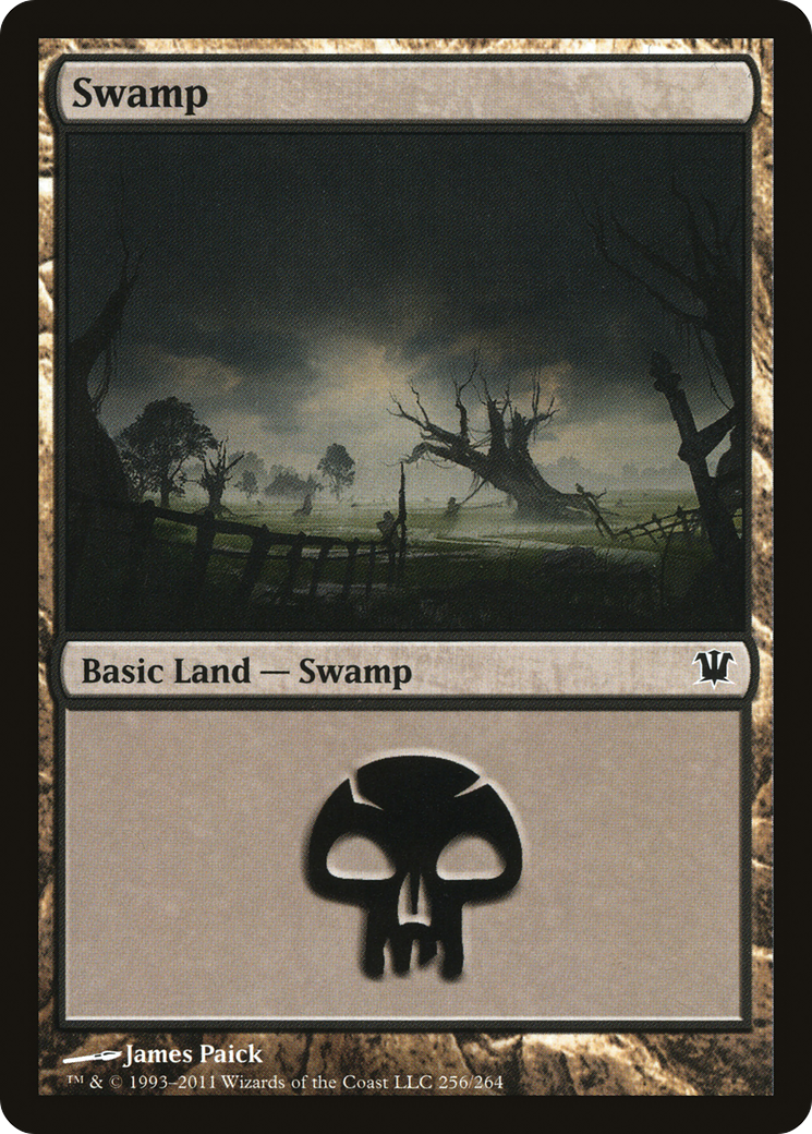 Swamp (256) (ISD-256)  Foil - Innistrad