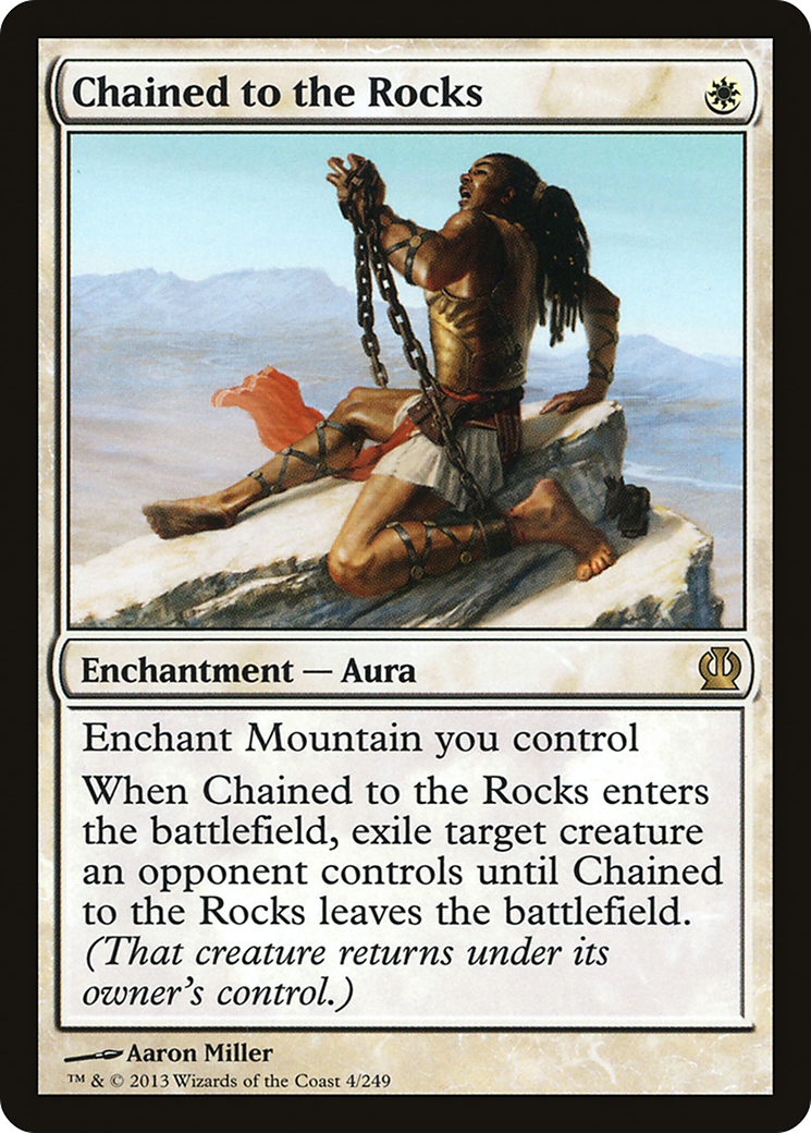 Chained to the Rocks (THS-004)  Foil - Theros