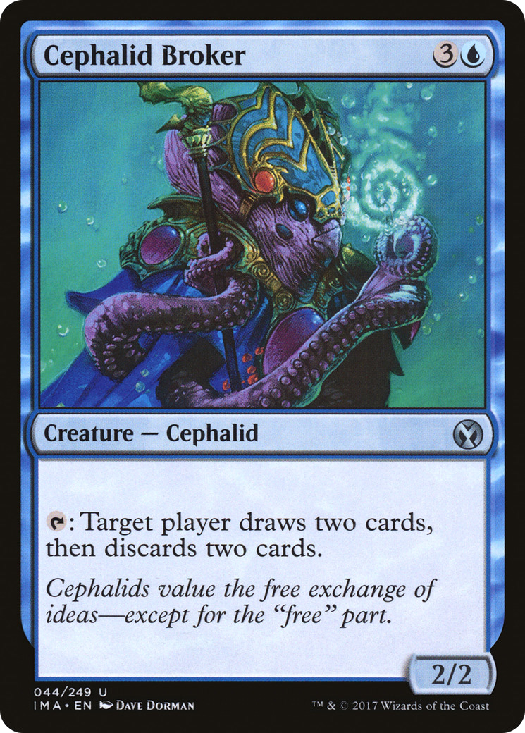 Cephalid Broker (IMA-044)  Foil - Iconic Masters