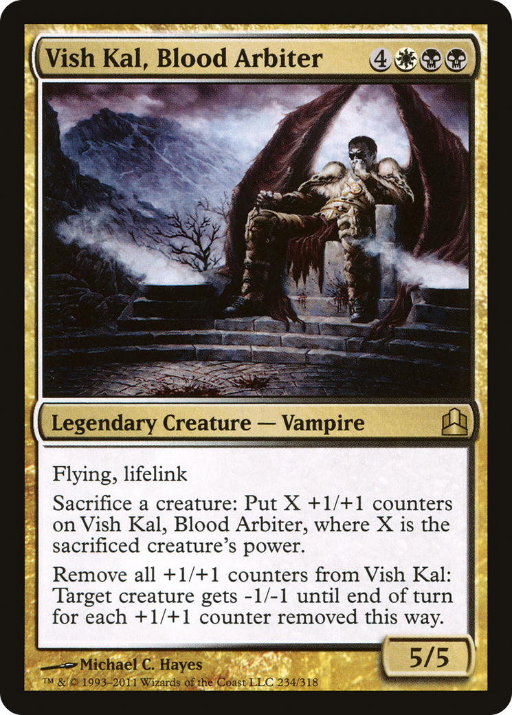 Vish Kal, Blood Arbiter (CMD-234)  - Commander 2011