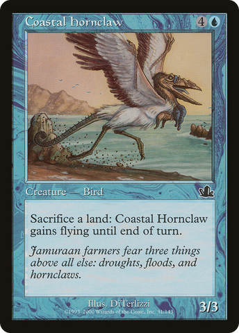 Coastal Hornclaw (PCY-031) - Prophecy Foil