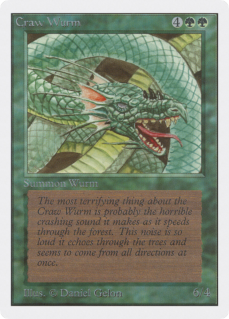 Craw Wurm (2ED-)  - Unlimited Edition