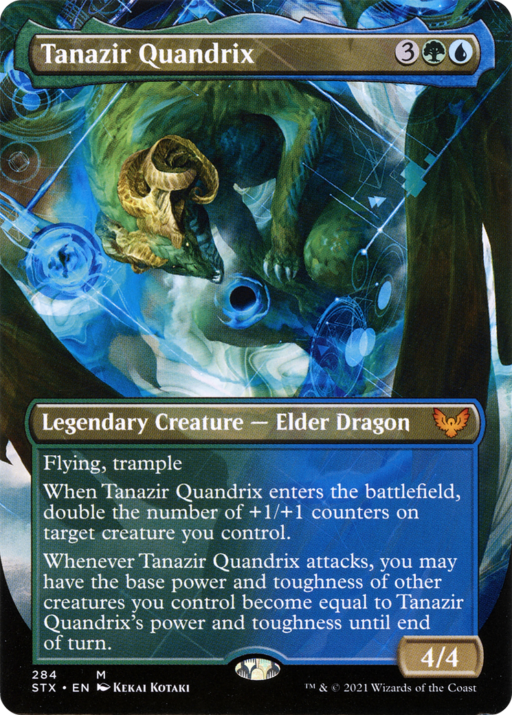 Tanazir Quandrix (Borderless) (STX-284)  Foil - Strixhaven: School of Mages