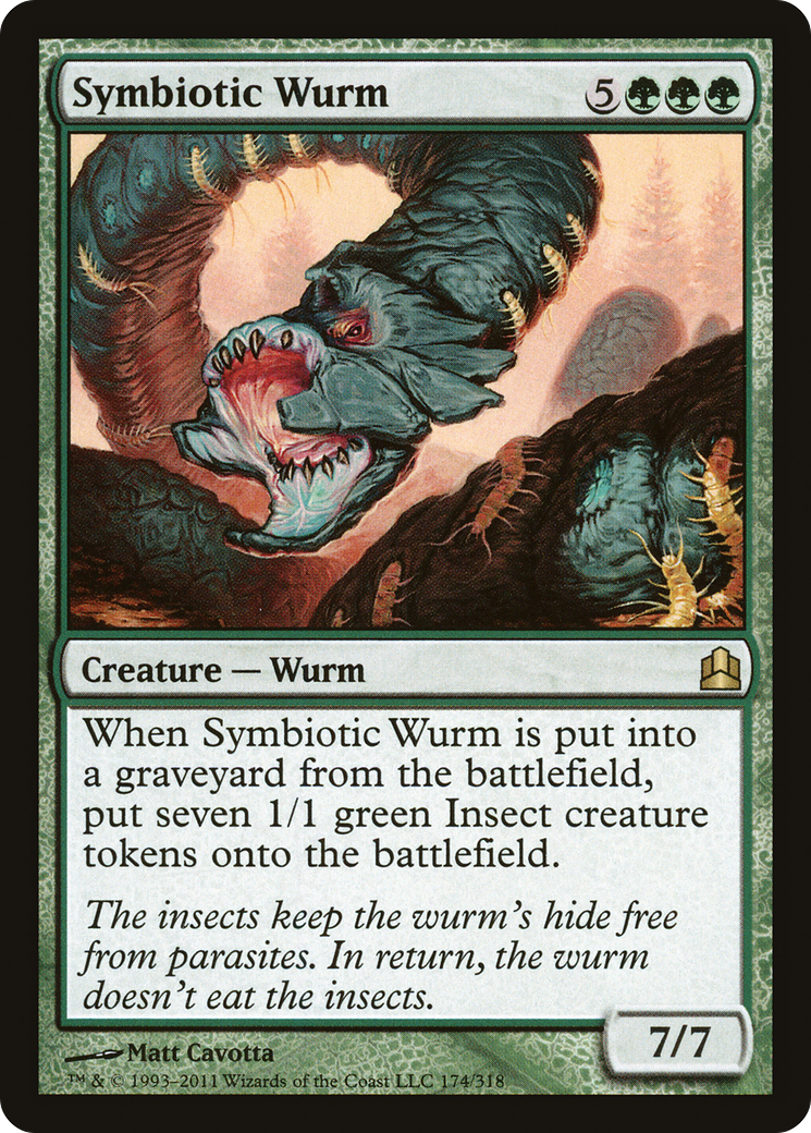 Symbiotic Wurm (CMD-174)  - Commander 2011