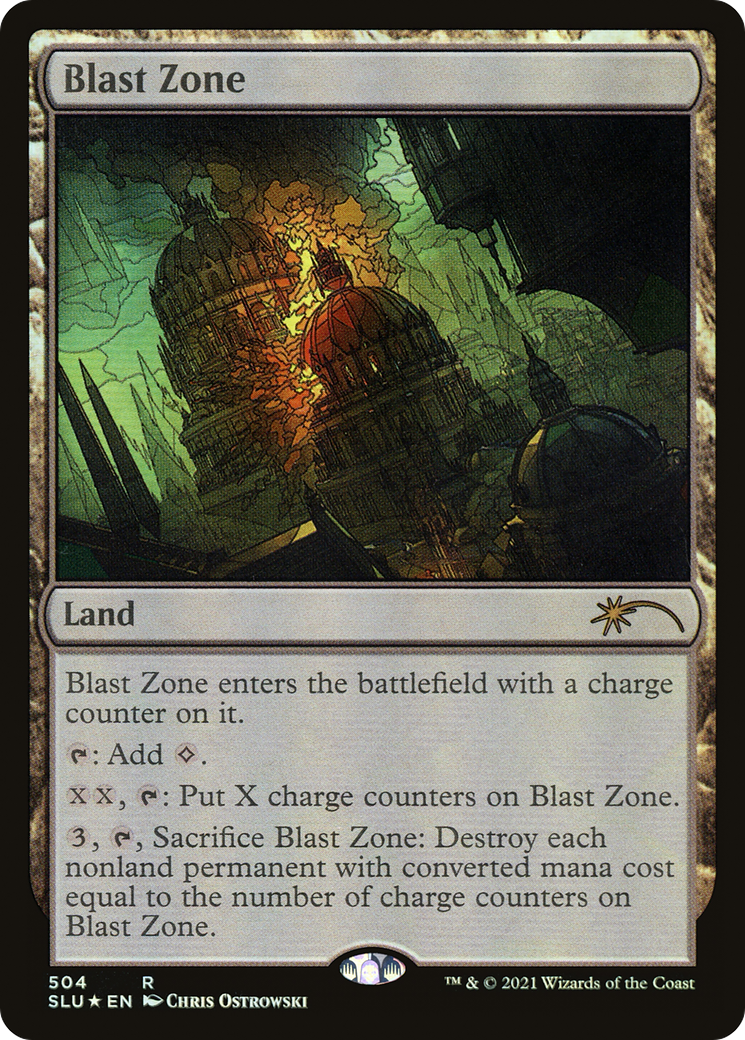 Blast Zone (SLU-504)  Foil - Secret Lair: Ultimate Edition