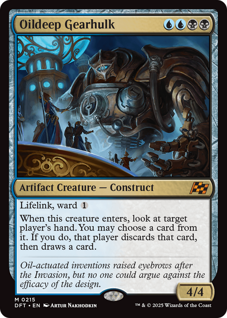 Oildeep Gearhulk (DFT-215)  Foil - Aetherdrift