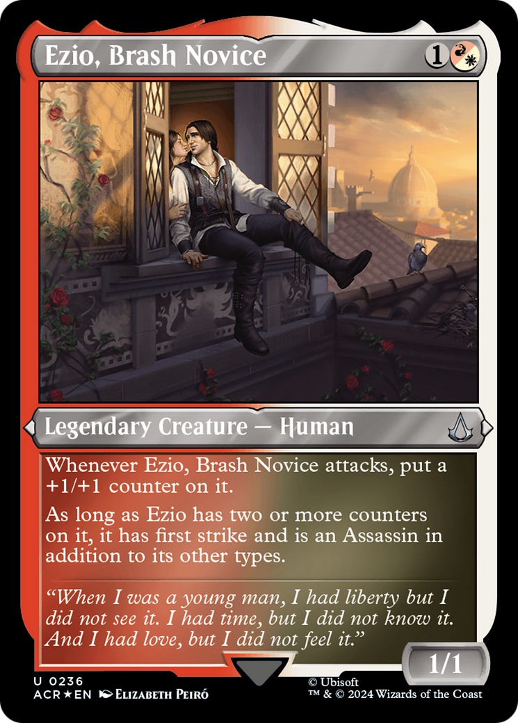 Ezio, Brash Novice (ACR-236)  Etched Foil - Assassin's Creed