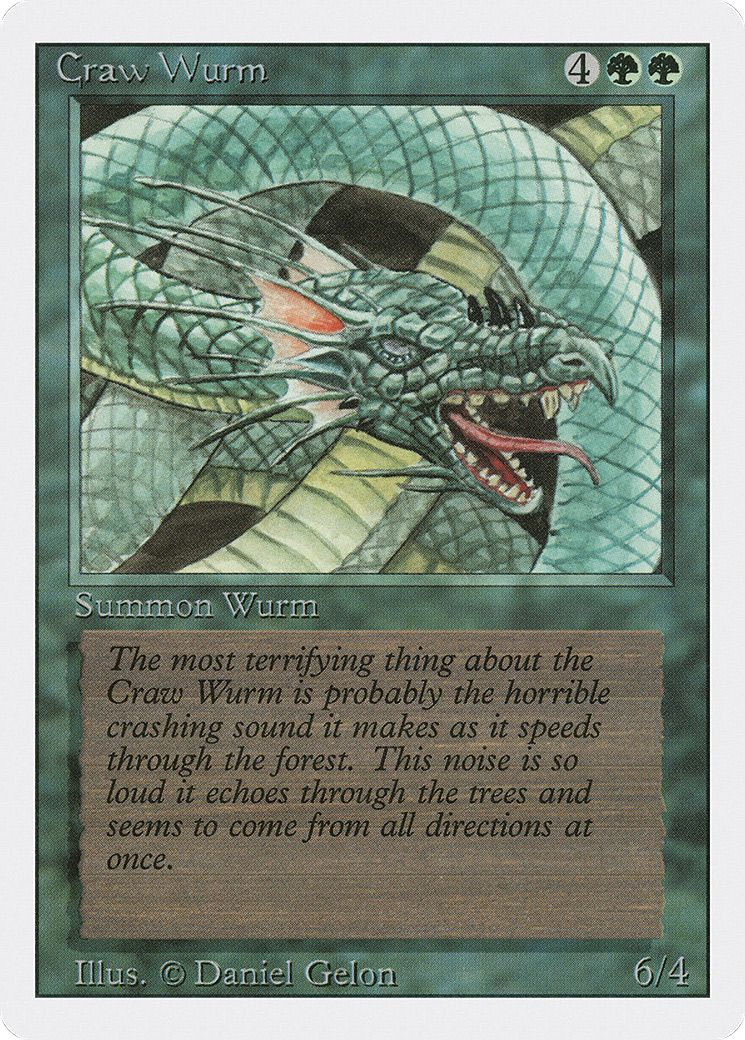 Craw Wurm (3ED-)  - Revised Edition